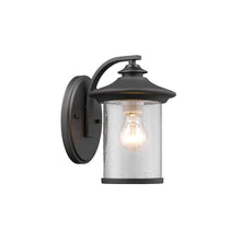 Load image into Gallery viewer, RADIANCE goods 1 Light Black Outdoor Wall Sconce 10" Tall