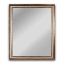 Load image into Gallery viewer, RADIANCE goods Textured Brass Rectangular Framed Wall Mirror 33"