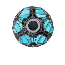 Load image into Gallery viewer, RADIANCE Goods Victorian-Style 1-Light Antique Dark Bronze Finish Ceiling Mini Pendant 8" Shade