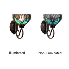 Load image into Gallery viewer, RADIANCE Goods Victorian-Style 1-Light Antique Dark Bronze Finish Wall Sconce 8" Shade