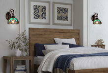 Load image into Gallery viewer, RADIANCE Goods Victorian-Style 1-Light Antique Dark Bronze Finish Wall Sconce 8" Shade