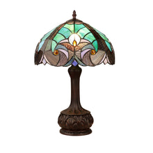 Load image into Gallery viewer, RADIANCE goods Tiffany-Style Antique Dark Bronze 1-Light Victorian Table Lamp 12" Shade