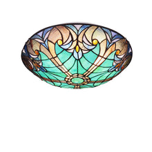 Load image into Gallery viewer, RADIANCE Goods Victorian-Style 3-Light Antique Dark Bronze Finish Ceiling Flush-Mount 16" Wide