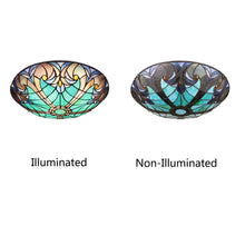 Load image into Gallery viewer, RADIANCE Goods Victorian-Style 3-Light Antique Dark Bronze Finish Ceiling Flush-Mount 16" Wide