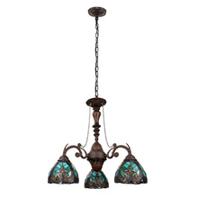 Load image into Gallery viewer, RADIANCE goods Victorian-Style 3-Light Antique Dark Bronze Finish Mini Chandelier 24" Wide