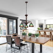 Load image into Gallery viewer, RADIANCE goods Victorian-Style 3-Light Antique Dark Bronze Finish Mini Chandelier 24" Wide