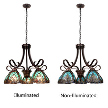 Load image into Gallery viewer, RADIANCE goods Victorian-Style 5-Light Antique Dark Bronze Finish Large Chandelier 25" Wide