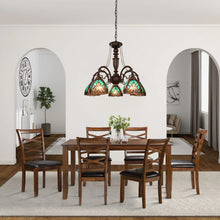 Load image into Gallery viewer, RADIANCE goods Victorian-Style 5-Light Antique Dark Bronze Finish Large Chandelier 27" Wide