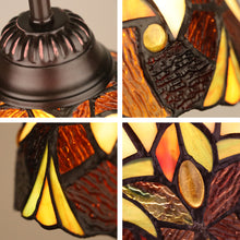 Load image into Gallery viewer, RADIANCE goods Victorian-Style 1-Light Antique Dark Bronze Finish Ceiling Mini Pendant 8" Shade