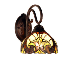 Load image into Gallery viewer, RADIANCE goods Victorian-Style 1-Light Antique Dark Bronze Finish Wall Sconce 8" Shade