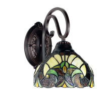 Load image into Gallery viewer, RADIANCE goods Victorian-Style 1-Light Antique Dark Bronze Finish Wall Sconce 8" Shade