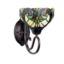 Load image into Gallery viewer, RADIANCE goods Victorian-Style 1-Light Antique Dark Bronze Finish Wall Sconce 8" Shade