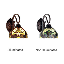 Load image into Gallery viewer, RADIANCE goods Victorian-Style 1-Light Antique Dark Bronze Finish Wall Sconce 8" Shade