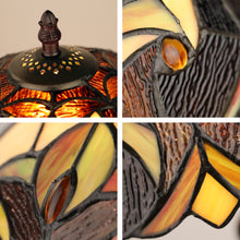 Load image into Gallery viewer, RADIANCE goods Tiffany-Style Antique Dark Bronze 1-Light Victorian Table Lamp 12" Shade