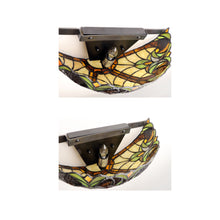 Load image into Gallery viewer, RADIANCE Goods Victorian-Style 1-Light Antique Dark Bronze Finish Wall Sconce 12" Shade