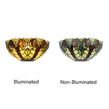 Load image into Gallery viewer, RADIANCE Goods Victorian-Style 1-Light Antique Dark Bronze Finish Wall Sconce 12" Shade