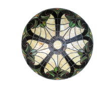 Load image into Gallery viewer, RADIANCE Goods Victorian-Style 3-Light Antique Dark Bronze Finish Ceiling Flush-Mount 16" Wide