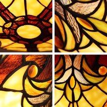 Load image into Gallery viewer, RADIANCE Goods Victorian-Style 3-Light Antique Dark Bronze Finish Ceiling Flush-Mount 16" Wide