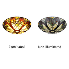 Load image into Gallery viewer, RADIANCE Goods Victorian-Style 3-Light Antique Dark Bronze Finish Ceiling Flush-Mount 16" Wide