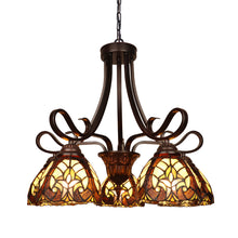 Load image into Gallery viewer, RADIANCE goods Victorian-Style 5-Light Antique Dark Bronze Finish Large Chandelier 25" Wide