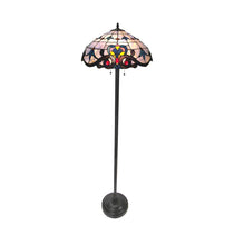 Load image into Gallery viewer, RADIANCE goods Victorian-style 2-Light Dark Antique Bronze Finish Table Lamp 18" Shade