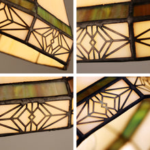 Load image into Gallery viewer, RADIANCE goods Mission-Style 1 Light Blackish-Bronze Finish Mini Pendant Ceiling Fixture 8" Wide