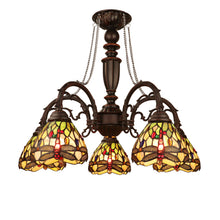 Load image into Gallery viewer, 32825-DB27DC5 Radiance goods 5-Light Antique Dark Bronze Finish Large Chandelier 27" Wide