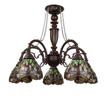 Load image into Gallery viewer, 32825-DB27DC5 Radiance goods 5-Light Antique Dark Bronze Finish Large Chandelier 27" Wide