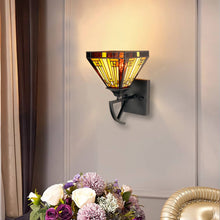Load image into Gallery viewer, RADIANCE goods Mission-Style 1-Light Blackish Bronze Finish Wall Sconce 6" Shade