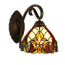 Load image into Gallery viewer, RADIANCE goods Victorian-Style 1-Light Dark Bronze Finish Wall Sconce 8" Shade