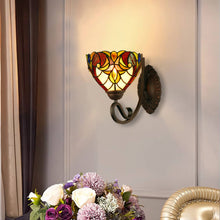 Load image into Gallery viewer, RADIANCE goods Victorian-Style 1-Light Dark Bronze Finish Wall Sconce 8" Shade