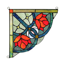 Load image into Gallery viewer, RADIANCE goods 2 Pieces Victorian Stained Glass Window Panel 9.8"x9.8"