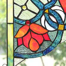 Load image into Gallery viewer, RADIANCE goods 2 Pieces Victorian Stained Glass Window Panel 9.8"x9.8"