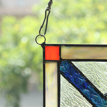 Load image into Gallery viewer, RADIANCE goods Victorian Stained Glass Window Panel 9.8"x9.8"
