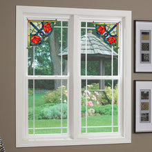 Load image into Gallery viewer, RADIANCE goods 2 Pieces Victorian Stained Glass Window Panel 9.8"x9.8"