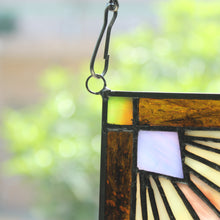 Load image into Gallery viewer, RADIANCE goods 2 Pieces Mission Stained Glass Window Panel 8"x8"