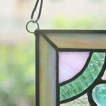 Load image into Gallery viewer, RADIANCE goods 2 Pieces Victorian Stained Glass Window Panel 8"x8"