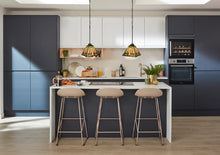 Load image into Gallery viewer, RADIANCE goods Tiffany-Style 1-Light Mission Ceiling Pendant 8" Shade