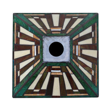 Load image into Gallery viewer, RADIANCE goods Tiffany-Style 1-Light Mission Ceiling Pendant 12" Shade
