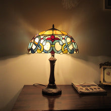 Load image into Gallery viewer, RADIANCE goods Tiffany-Style 2 Light Victorian Table Lamp 16" Shade