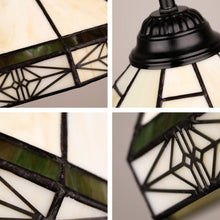 Load image into Gallery viewer, RADIANCE goods Mission-Style 1-Light Blackish Bronze Finish Mini Pendant 12" Shade