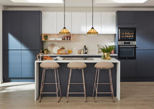 Load image into Gallery viewer, RADIANCE goods Mission-Style 1-Light Blackish Bronze Finish Mini Pendant 12" Shade