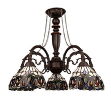 Load image into Gallery viewer, RADIANCE goods Victorian-Style 5-Light Dark Bronze Finish Large Chandelier 27" Wide