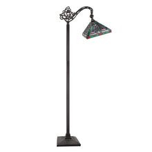 Load image into Gallery viewer, RADIANCE goods Tiffany-Style 1-Light Mission Reading Floor Lamp 11" Shade