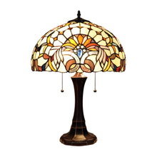 Load image into Gallery viewer, RADIANCE Goods Victorian-Style 2-Light Dark Bronze Finish Table Lamp 16" Wide