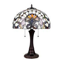 Load image into Gallery viewer, RADIANCE Goods Victorian-Style 2-Light Dark Bronze Finish Table Lamp 16" Wide