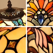 Load image into Gallery viewer, RADIANCE Goods Victorian-Style 2-Light Dark Bronze Finish Table Lamp 16" Wide