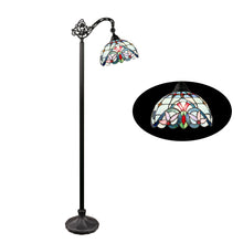 Load image into Gallery viewer, RADIANCE Goods Victorian-Style 1-Light Dark Bronze Finish Reading Floor Lamp 11" Shade