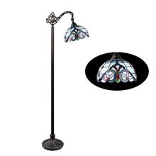 Load image into Gallery viewer, RADIANCE Goods Victorian-Style 1-Light Dark Bronze Finish Reading Floor Lamp 11" Shade