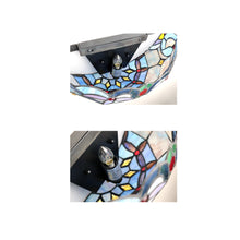 Load image into Gallery viewer, RADIANCE Goods Victorian-Style 1-Light Dark Bronze Finish Wall Sconce 12" Shade